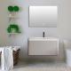 Solid Wood Slate Bathroom Vanity 80*50*48cm Small Wall Mounted Bathroom Cabinet