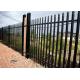 Colorful Galvanized Palisade Fencing , D And W Type Security Palisade Fencing