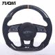Forged Carbon Fiber Steering Wheel Alcantara Audi RS3 RS4 RS5 RS6 S3 S4 S5 S6 S7