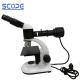 Quadplex Nosepiece Upright Metallurgical Microscope Reflecting Halogen Illumination