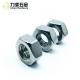 JIS ISO Metal Hex Nut Cold Galvanized Colored Plating M5 M6x0.75