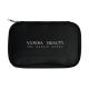 Portable Beauty Makeup Brush Case Cosmetic Bag With Compartments Black