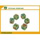 Funny Acrylic Noctilucence Custom Six Sided Dice For KTV Game 20mm