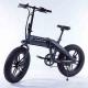 20 Inch Folding Fat Tire Electric Bike With Hidden Battery For Adults