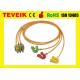 Compatiable Reusable ECG Cable for GE Marquette Solar 8000 Tram 100 3 leads Clip IEC