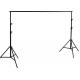 Black 3M Muslin Backdrop Support Stand Heavy Duty For Indoor Studio Shooting