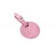 PU Round Travel Luggage Tag With Buckle Strap Advertising Gift