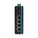 6 Port Unmanaged Industrial Ethernet Switch Din Rail 24V 10/100/1000Mbps