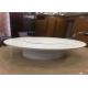 Natural Translucent White Onyx Round Marble Table Top For Living Room