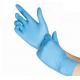 Blue Color Disposable Gloves , Disposable Latex Gloves For Hospital / Laboratory