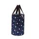 Blue Cylinder Fresh Food Insulated Lunch Cooler Bags , Large Cool Bags For Food