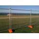 200g/M2 Zinc Coated W2.4m Temporary Steel Fencing For Construction Site Security