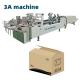 CQT-1300WK-2 cardboard gluing machine for small box featuring water soluble cold glue