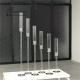 Hurricane Wedding Candle Holder Centerpieces Table Decor Tall 6pcs Set Glass Tubes