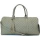 High-quality Customized Hand-made Quilted Duffel Bag Leather Overnight Bag Weekender Travel Bag