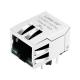 Halo HFJ11-E2450E-L11RL Compatible LINK-PP LPJ4011GFNL 10/100 Base-T Cat5e Ethernet Jacks RJ45 Network Connector Tab Down Green/Green Led