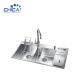 SUS304 stainless steel Kitchen Sinks Double Bowl Handmade kitchen Sinks