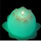 White Lotus LED Candle with 7 changing  colors during the burning