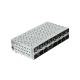 TE 2149490-5 SFP+ Cage 2x8 Port With Integrated Connector Press-Fit Through Hole Included Lightpipe