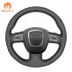 Nappa Leather Steering Wheel Cover for Audi A3 8P A4 B8 A5 A8 Q5 Q7 RS4 S4 S5 S6 S8