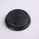 80 mm Diameter Plastic Black Spout Paper Cup Lids Matching Well and Eco-friendly