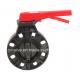 Water Industrial Manual Wafer Seat Ring Pn10 Butterfly Valve with Manual Driving Mode