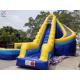 Factory Inflatable Huge Slide Inflatable Double Water Slides Curved Slide Adults