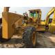 Used Caterpillar 140H Motor Grader 21T weight  3176C engine with Original Paint