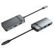 Usb C Adapter Ethernet Hdmi PD Charging USB-C Hub 6-In-1 Type C Adapter USB 3.0 2.0 PD Converter