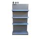 Factory Custom Size Color frosted gray market shelves single sided gondola shelf racks para supermercado