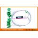 FTTx Mini Fiber Optic PLC Splitter 1x32 SC/APC 1Mts Green SMF IEC ROHS Telcordia Standard