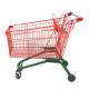 210L Large Capacity Customized Color Lightweight Commercial Shopping Cart With Folding Seat