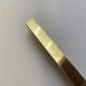 201 304 Decorative Stainless Steel Tile Trim T Shape Gold Hairline Finished