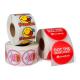 Custom Roll Safe Food Packaging Stickers / Strong Sticky Self Adhesive Stickers