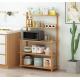 MultiFunctional Wood Kitchen Microwave Rack stand 5 Tier