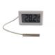 Small Portable Fridge Thermometer , Digital Refrigerator And Freezer Thermometer