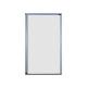 Glass Fiber Gray Net Trackless Screen Door With Anti-Collision Fluorescent Strip