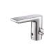 Sensor Basin Faucet Cold Water Hotel Mall Toilet WC Water Mixer Tap Brass Chrome AC/DC 220V