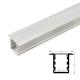 1215B Recessed Aluminum LED Profiles Surface Mounted