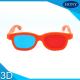 Kids / Adult Anaglyph 3D Glasses Red Cyan Light Weight 150 * 48 * 165mm