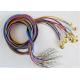 Colorful EEG Cables With Sliver Plating Cup Electrodes Shielding Wire Optional