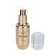 40ml Golden Cylinder Spray Bottle Glass Skincare Packaging For Cosmetic