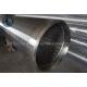 Stainless Steel Od168mm Wedge Wire Screen Pipe With 1.0mm Slot