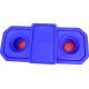 Top quality Plastic thermo two-Hole drinking trough/1.1m thermo trough for sheep or calf blue