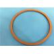 PTFE Sealed Plastic Molded Parts Smooth Surface Brown Magnetic  Ring