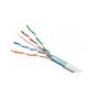 High Performance FTP Cat5e PVC Network Cable With Fluke Pass Eco Friendly