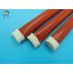 Red ID 10MM Expandable Braided Sleeving Coated with Silicone Resin -60℃ ~ 180℃