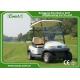 EXCAR A1S2 White 48V Trojan Battery Operated Electric Golf Carts