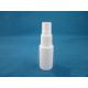 No Leakage White 30ml ABS Hand Sanitizer Pump Bottle