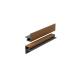 56 X 49 Capped  L Shaped Composite Decking Board Cladding L Edge